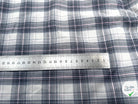 COTON CHEMISE À CARREAUX FINE RAYURES MULTICOLORS BLEU GRIS ROSE - My Little Coupon
