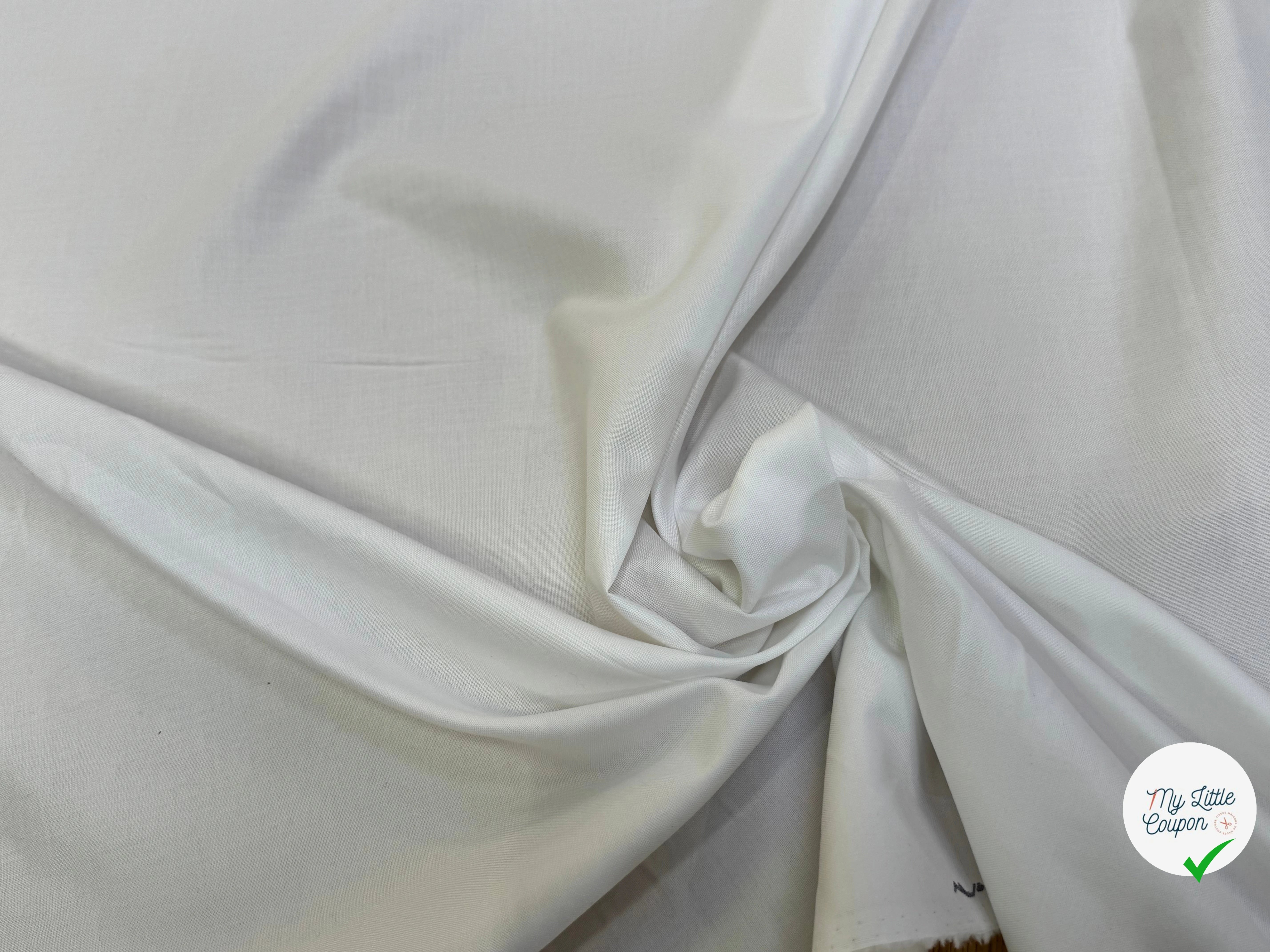 COTON CHEMISE BLANC ASPECT OXFORD - My Little Coupon