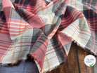 COTON CHEMISE CARREAUX ROUGE MULTICOLORE - My Little Coupon