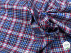 COTON CHEMISE ECOSSAIS BLEU ROUGE - My Little Coupon
