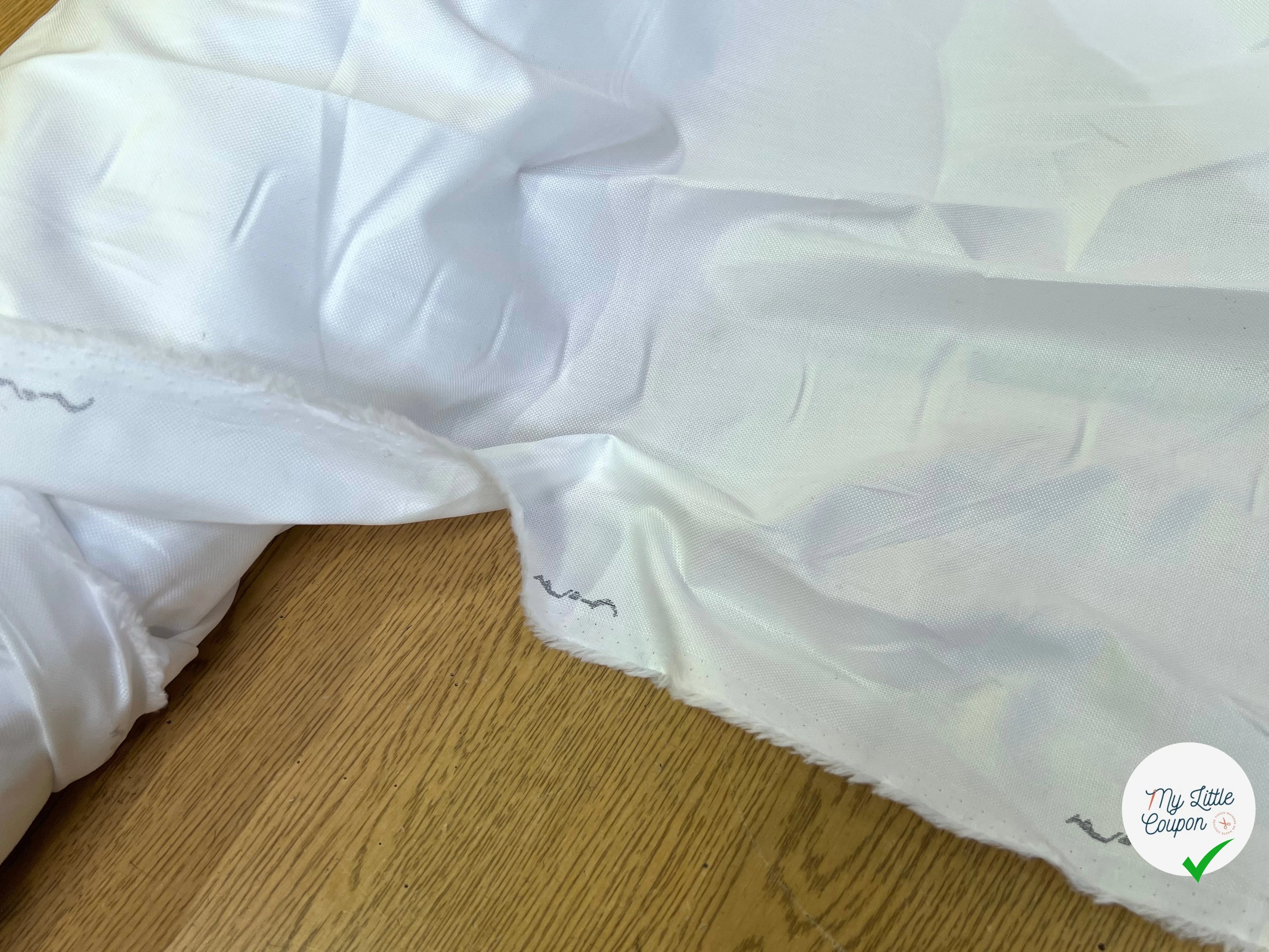 COTON CHEMISE PIQUÉ BLANC NEIGE - My Little Coupon