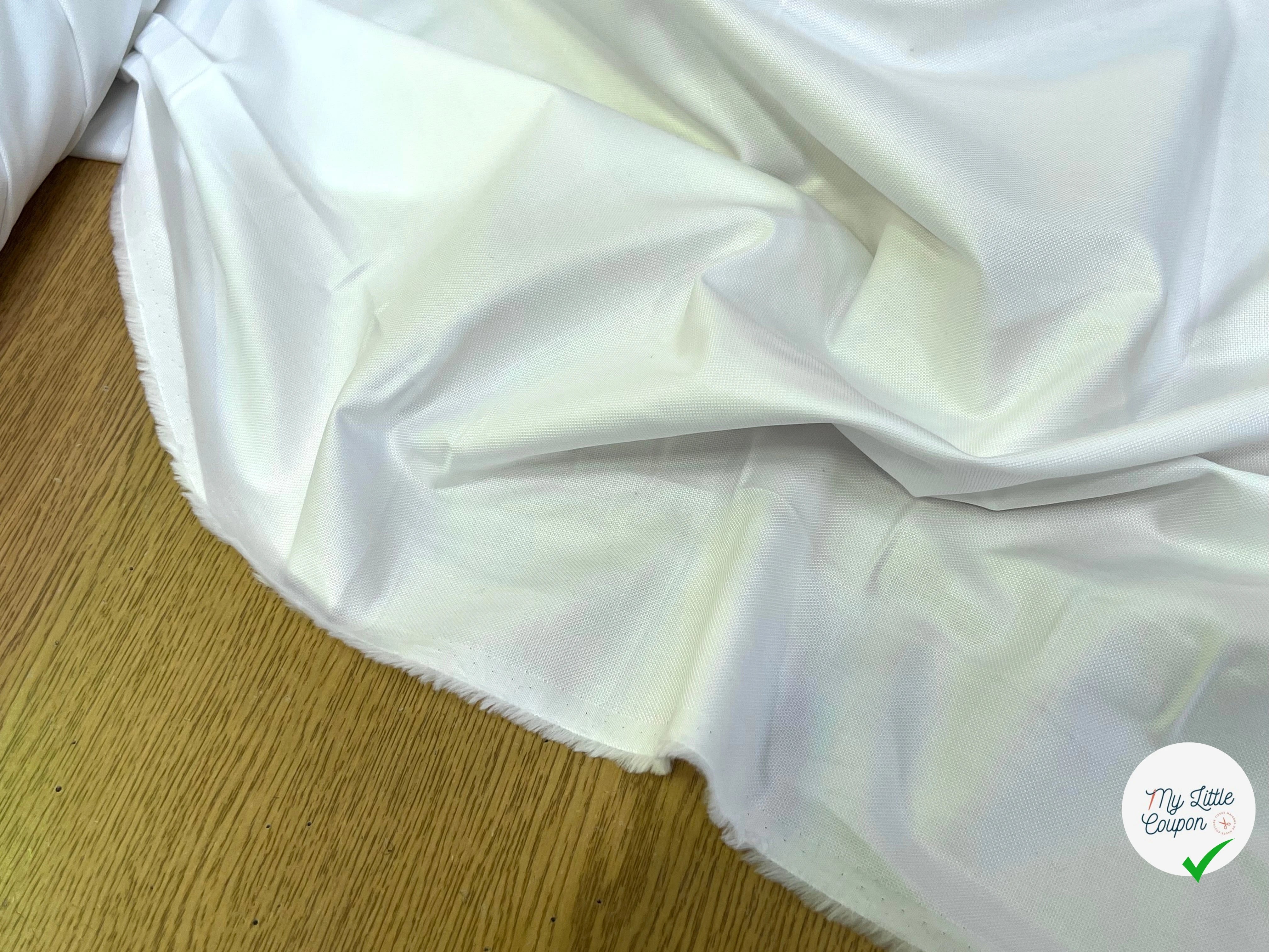 COTON CHEMISE PIQUÉ BLANC NEIGE - My Little Coupon