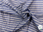 COTON CHEMISE RAYURES BLANCHES SUR BLEU - My Little Coupon