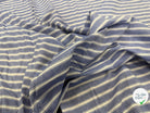 COTON CHEMISE RAYURES BLANCHES SUR BLEU - My Little Coupon