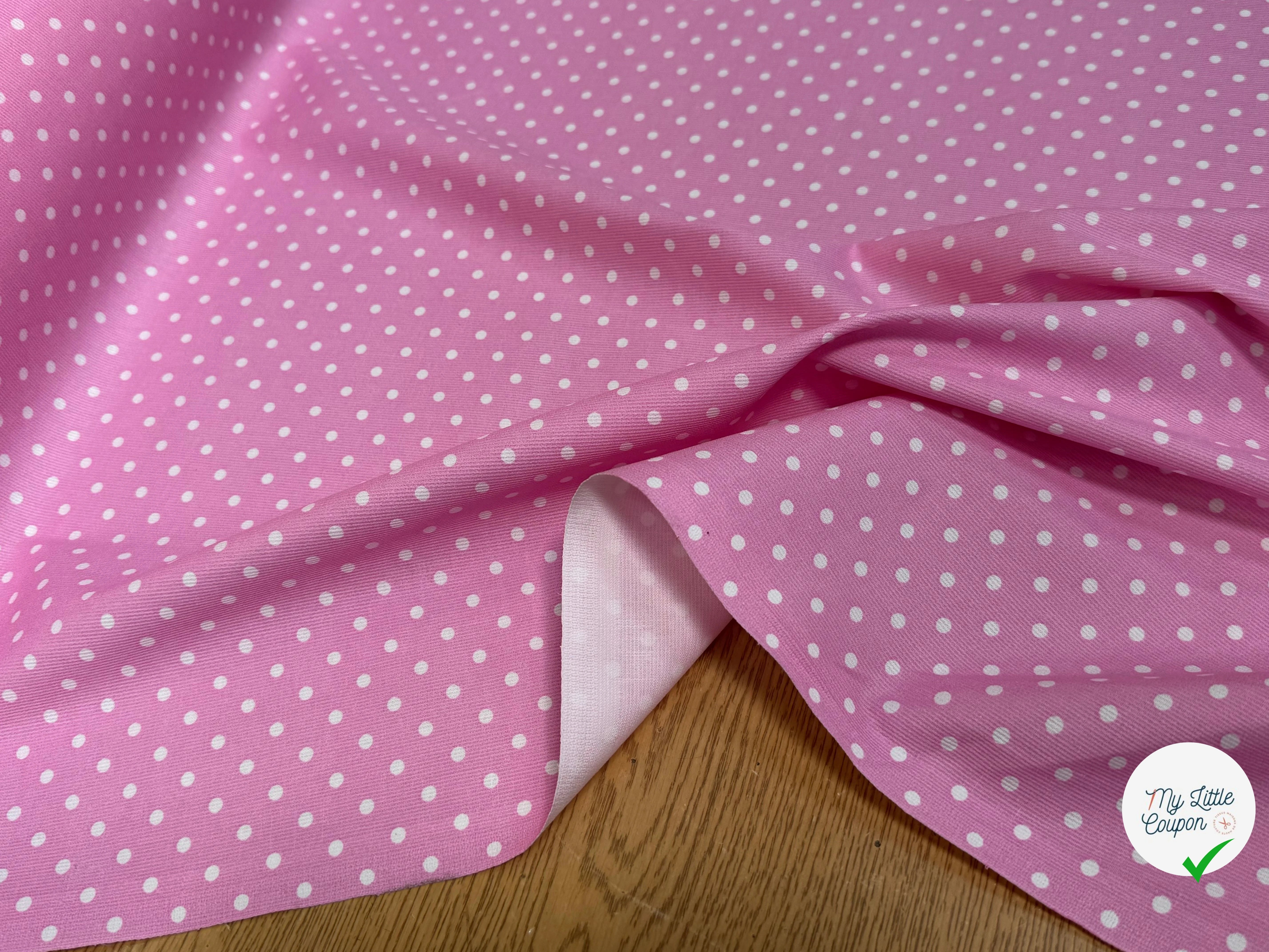 COTON  COTELÉ ROSE À POIS - My Little Coupon