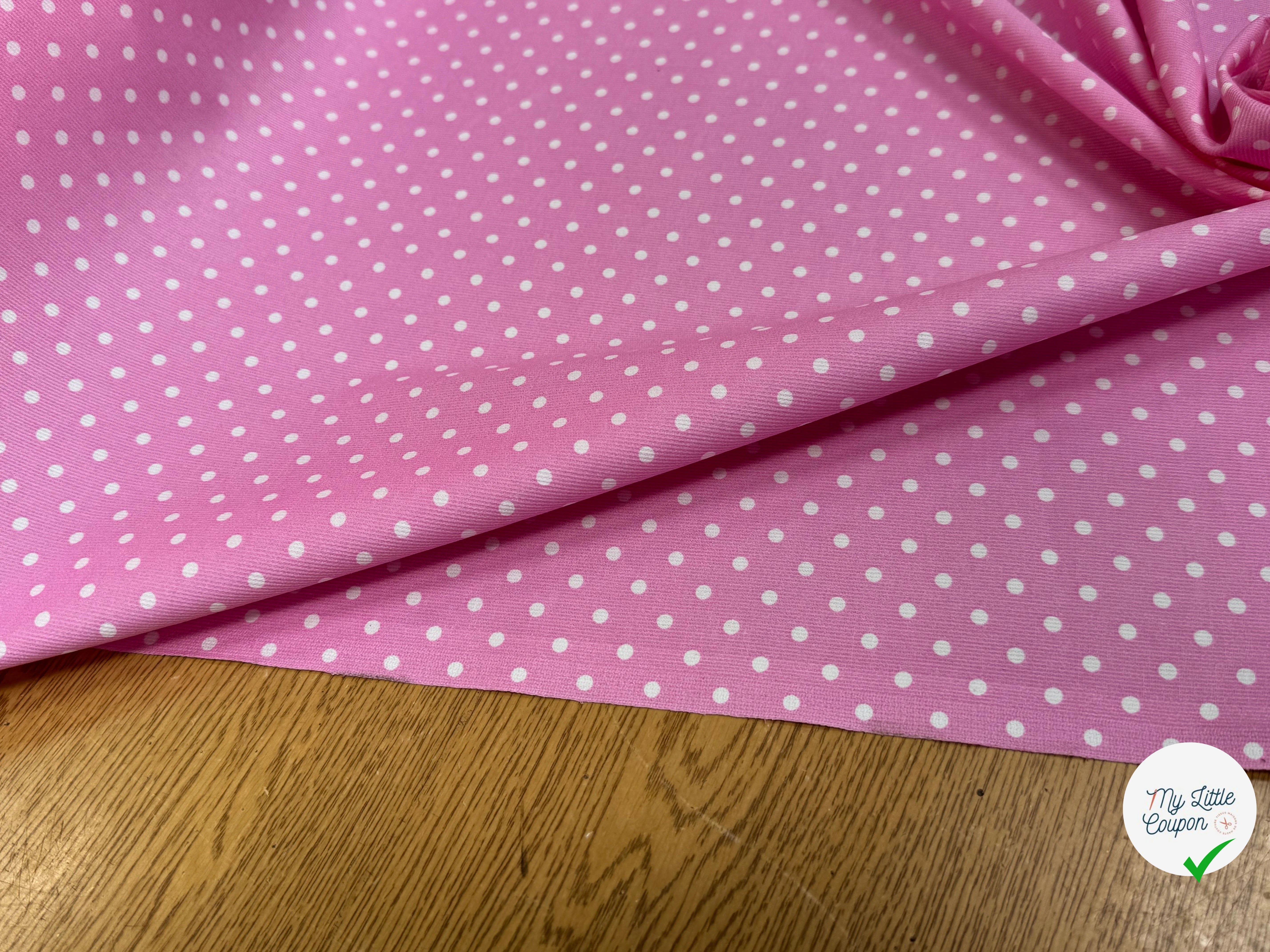 COTON  COTELÉ ROSE À POIS - My Little Coupon