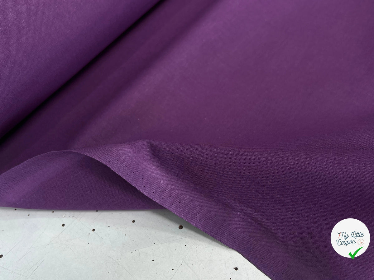 COTON CRETONNE JEKYLL AUBERGINE 364 - My Little Coupon