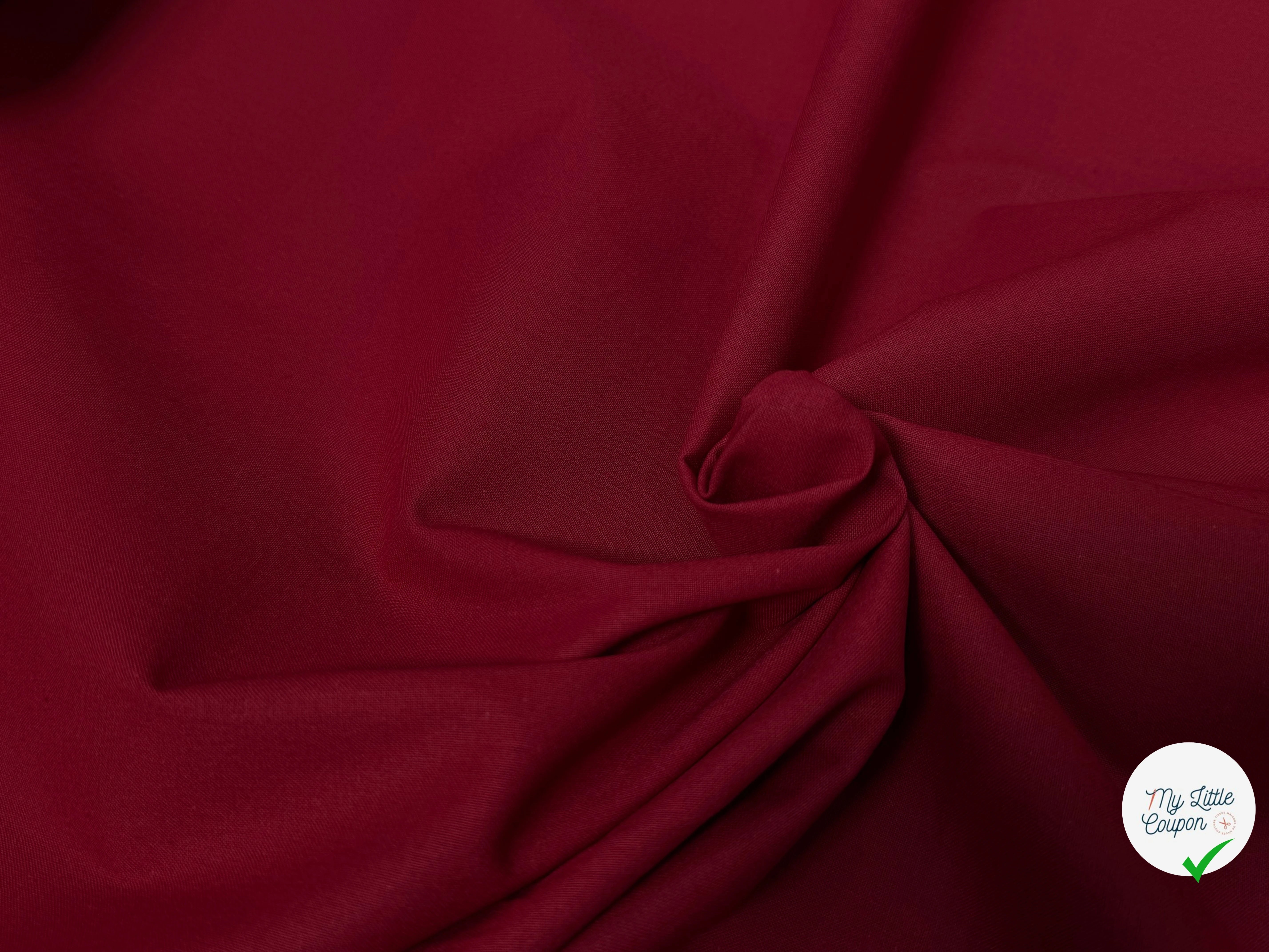 COTON CRETONNE JEKYLL BORDEAUX 243 - My Little Coupon