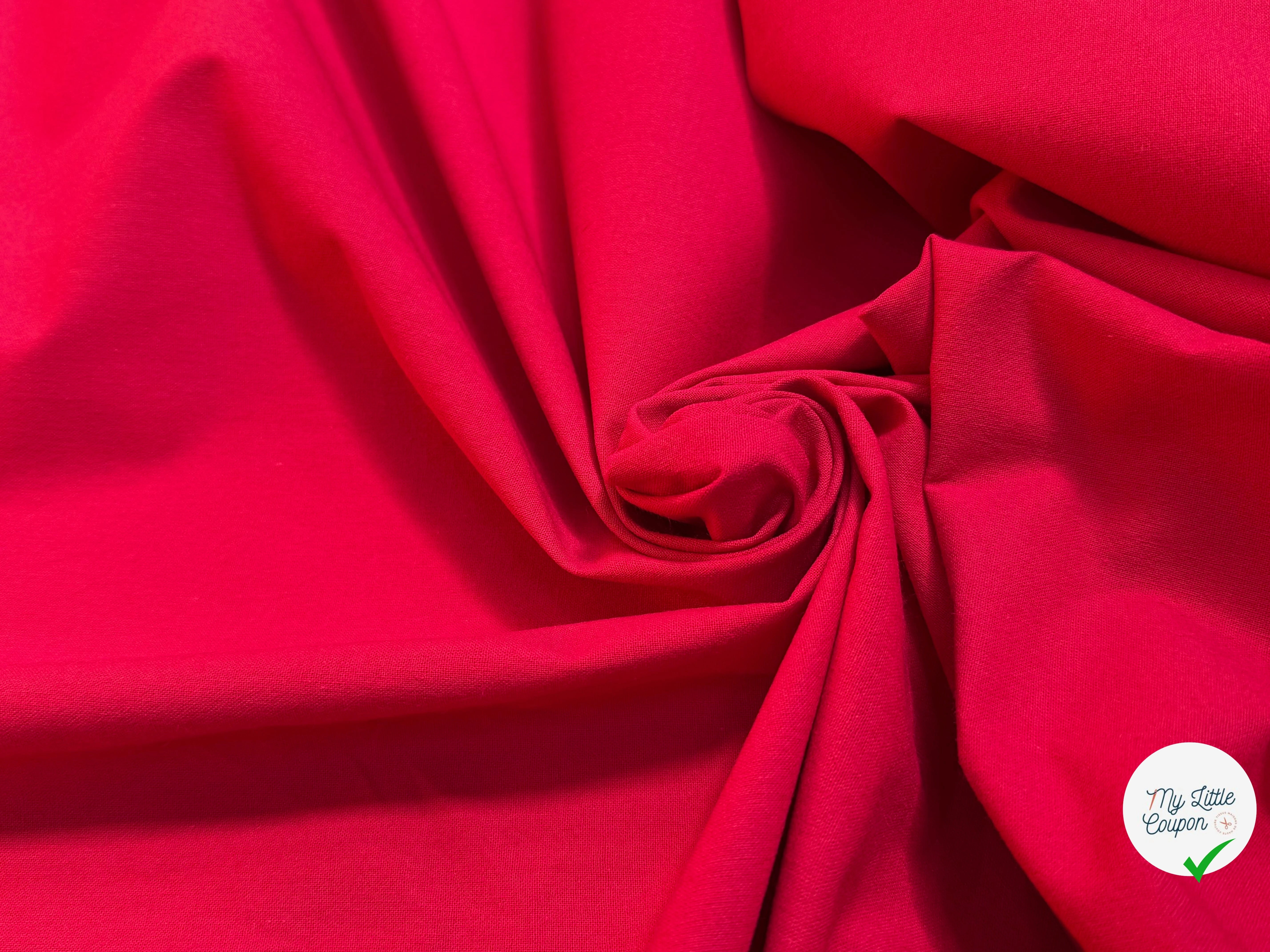 COTON CRETONNE JEKYLL CERISE 211 - My Little Coupon