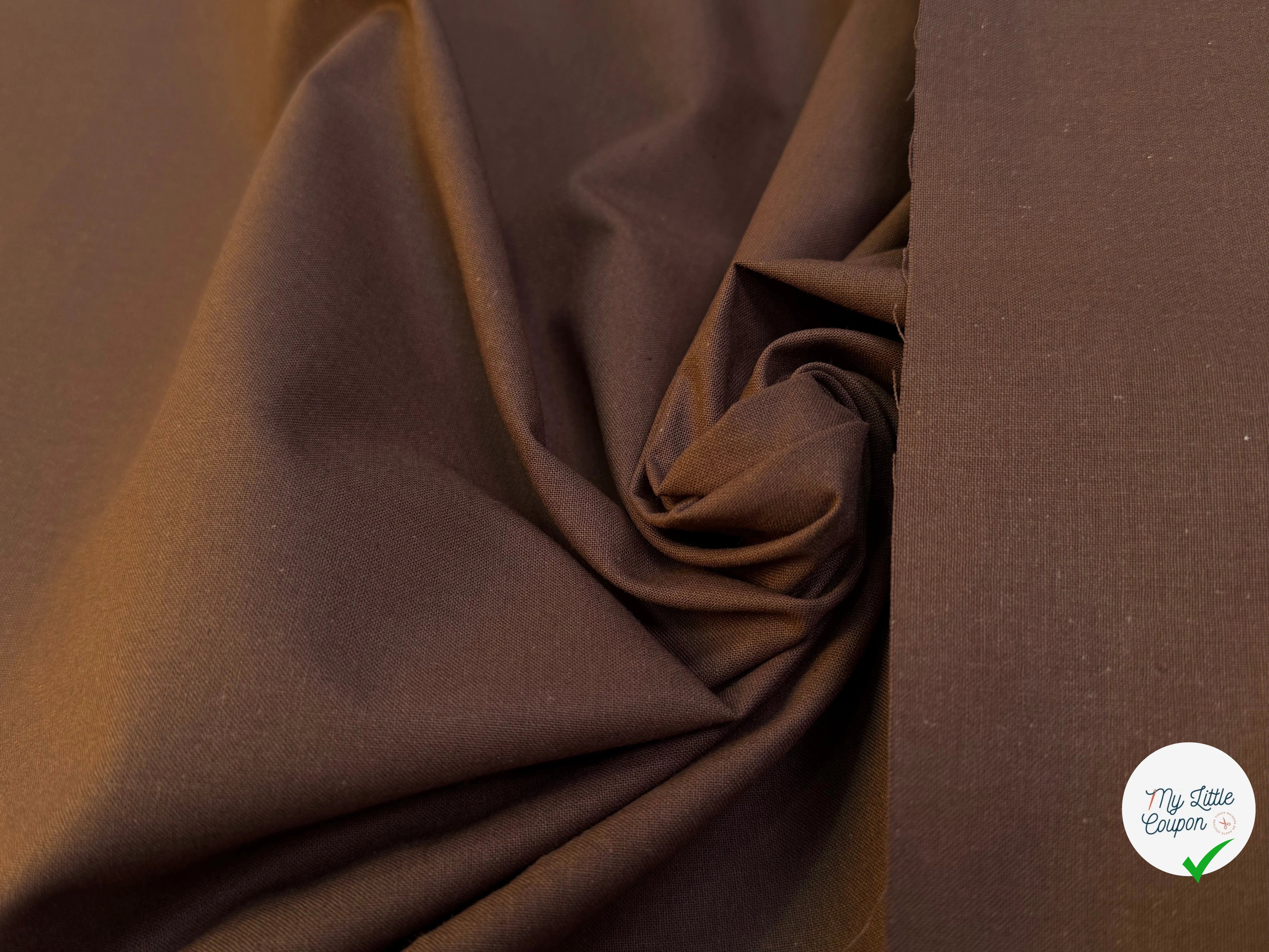 COTON CRETONNE JEKYLL CHOCOLAT 219 - My Little Coupon
