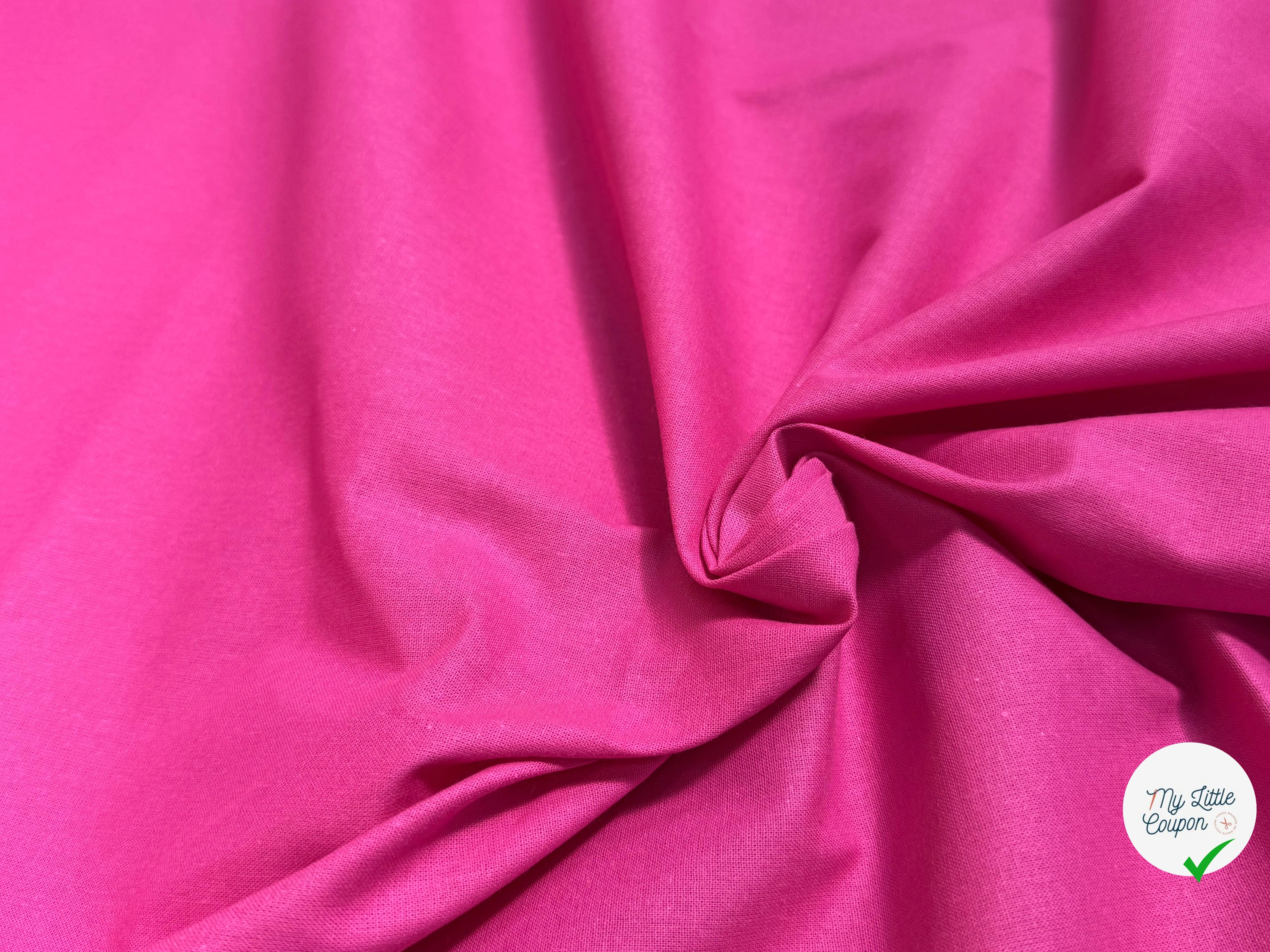 COTON CRETONNE JEKYLL FUCHSIA 208 - My Little Coupon