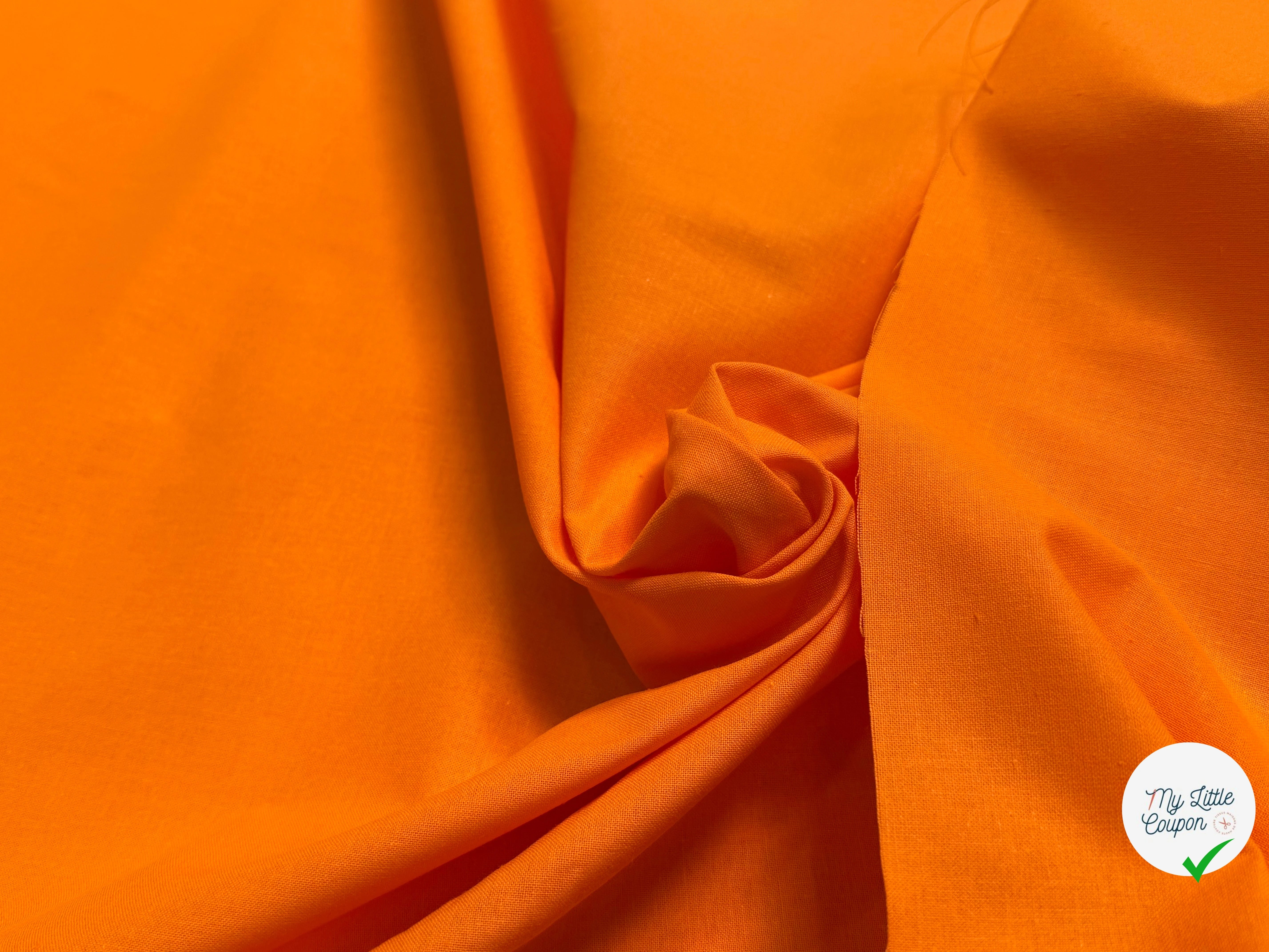 COTON CRETONNE JEKYLL ORANGE 213 - My Little Coupon