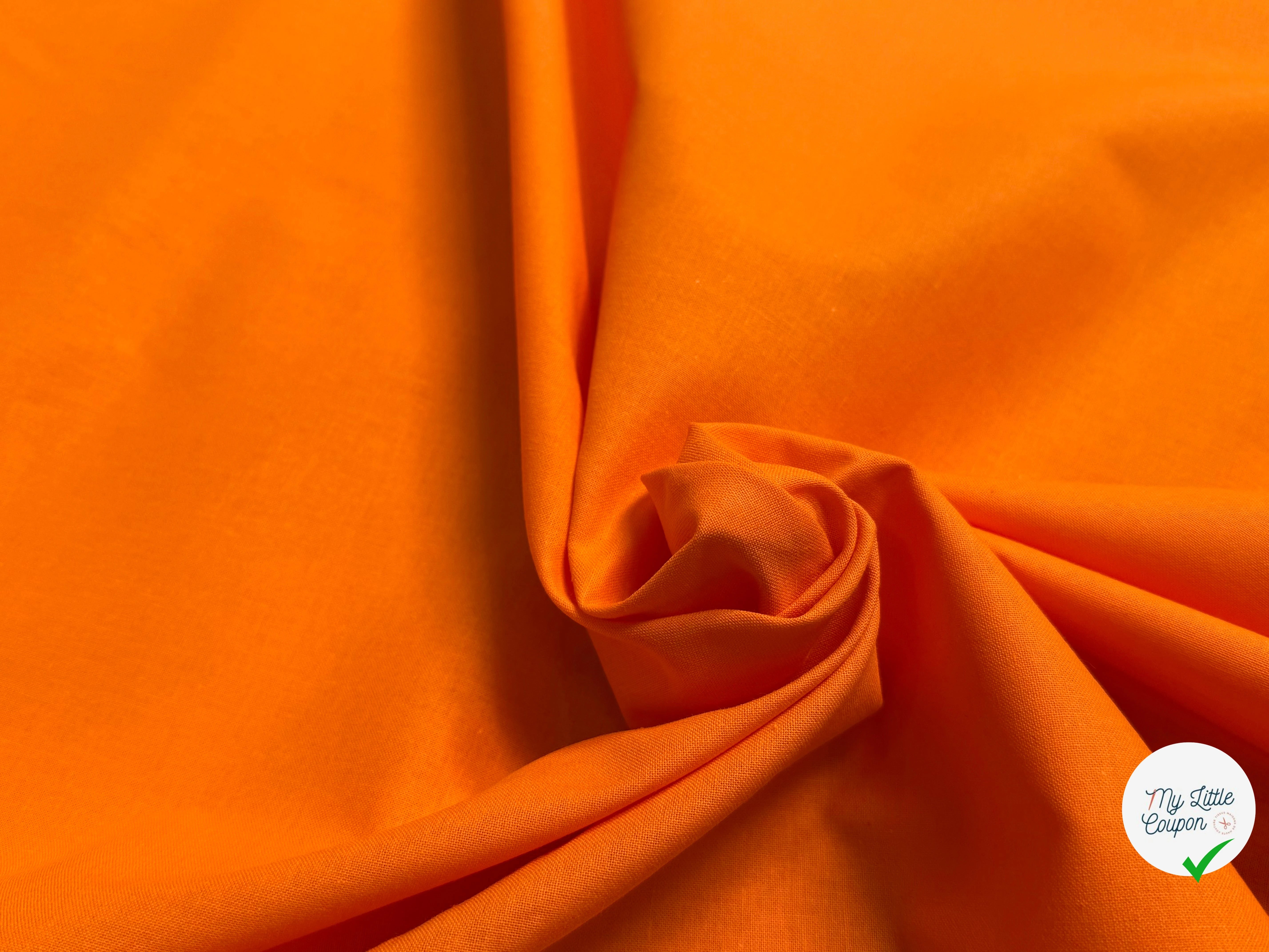 COTON CRETONNE JEKYLL ORANGE 213 - My Little Coupon