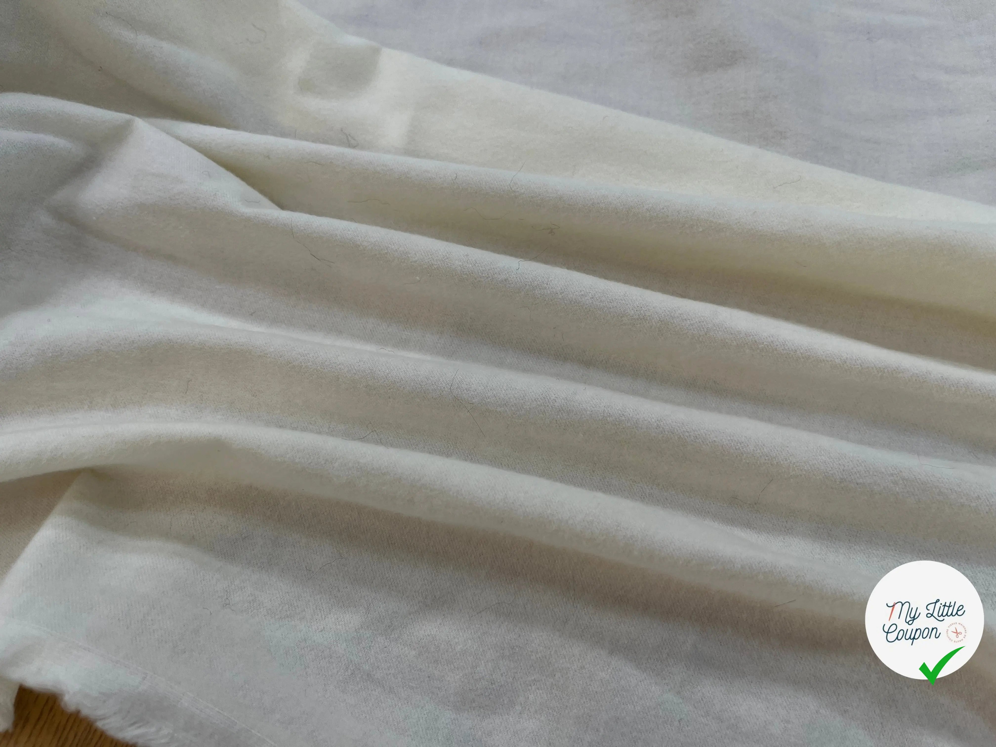 COTON DUVETEUX BLANC CASSÉ - My Little Coupon