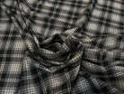 COTON DUVETEUX CARREAUX MUTICLORE TOUCHE DE VERT ANGLAIS - My Little Coupon
