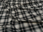 COTON DUVETEUX CARREAUX MUTICLORE TOUCHE DE VERT ANGLAIS - My Little Coupon