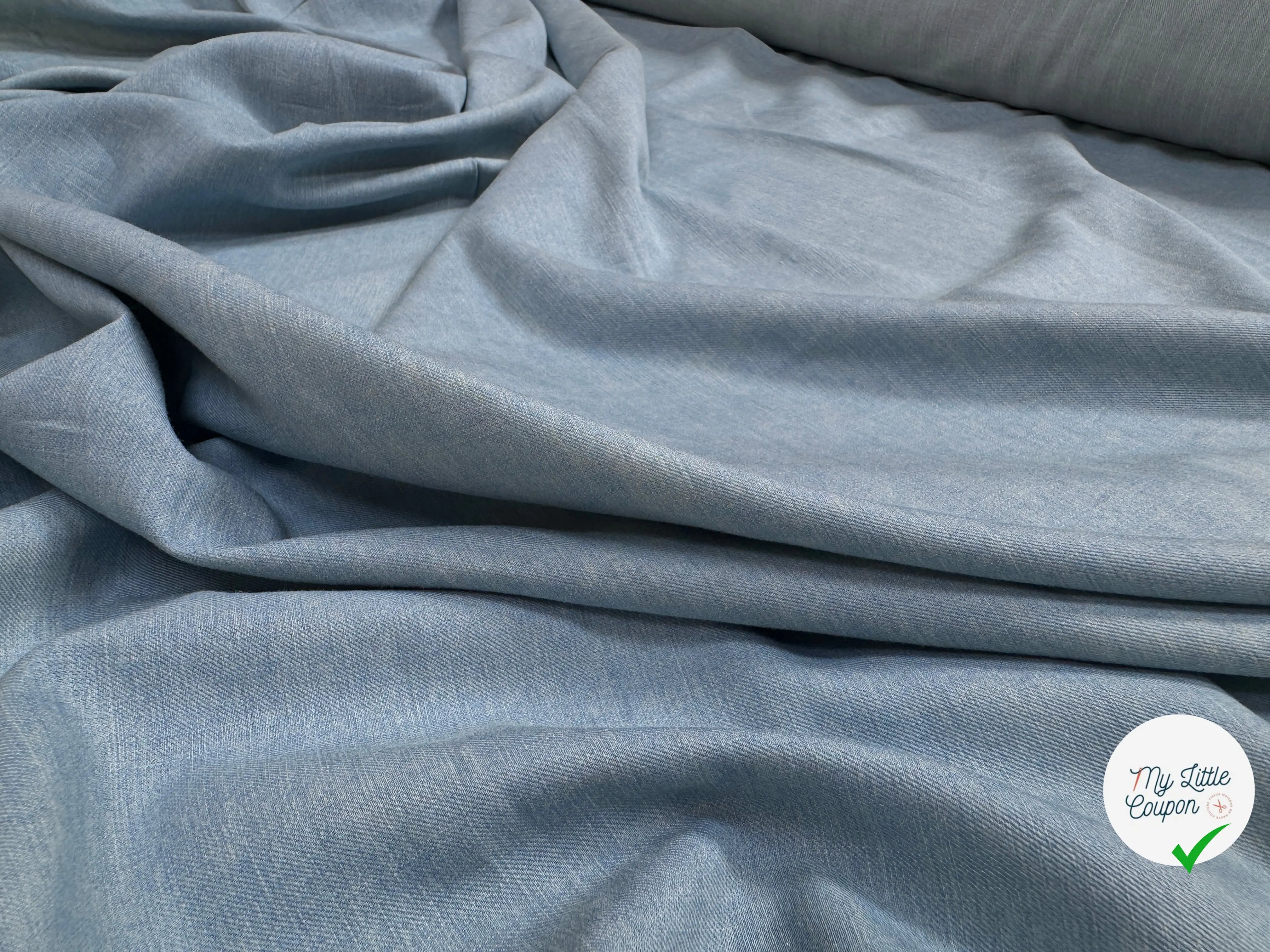 COTON DUVETEUX STONE JAVELISE INDIGO - My Little Coupon