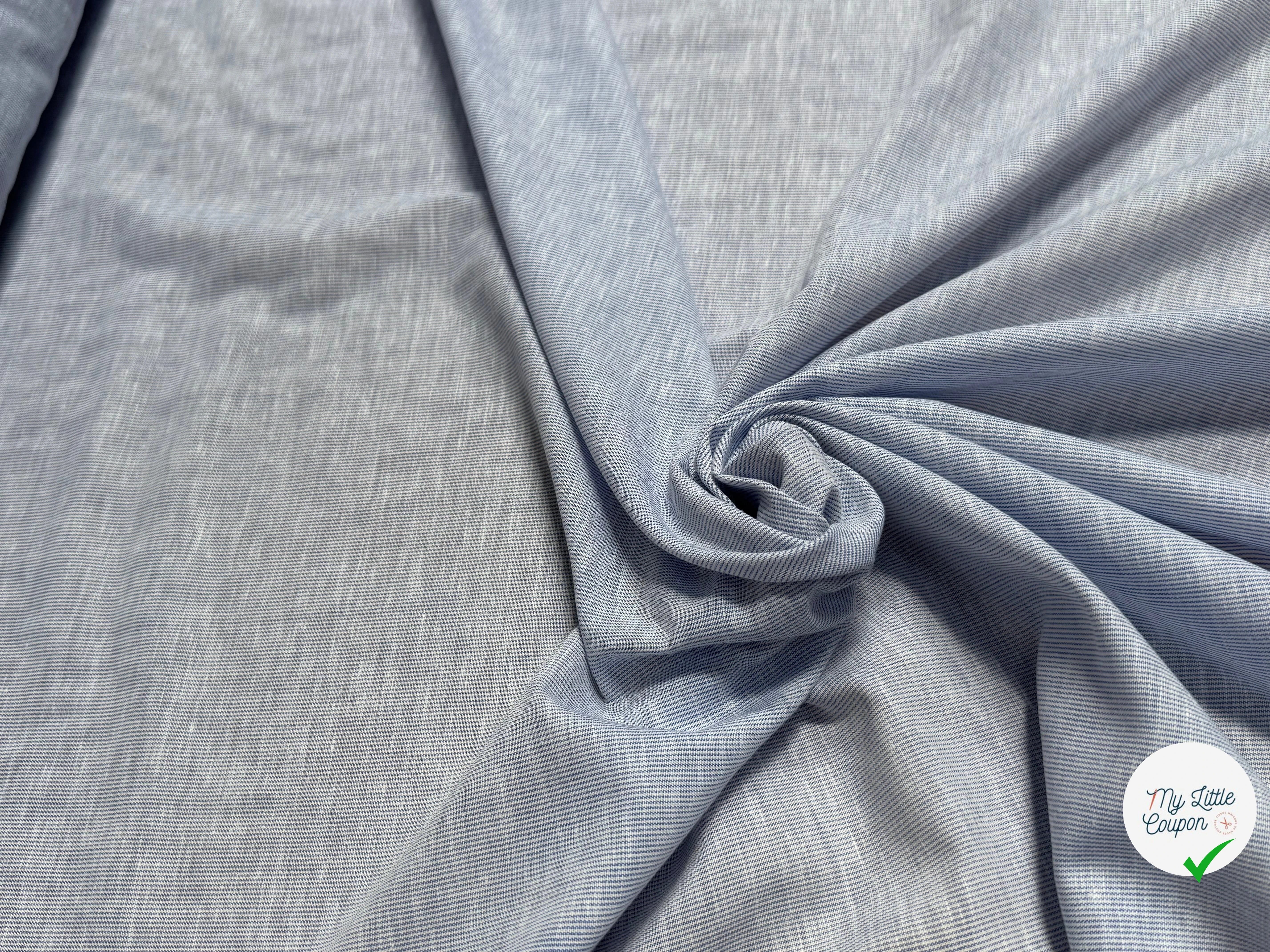 COTON ESPRIT OXFORD BLEU - My Little Coupon