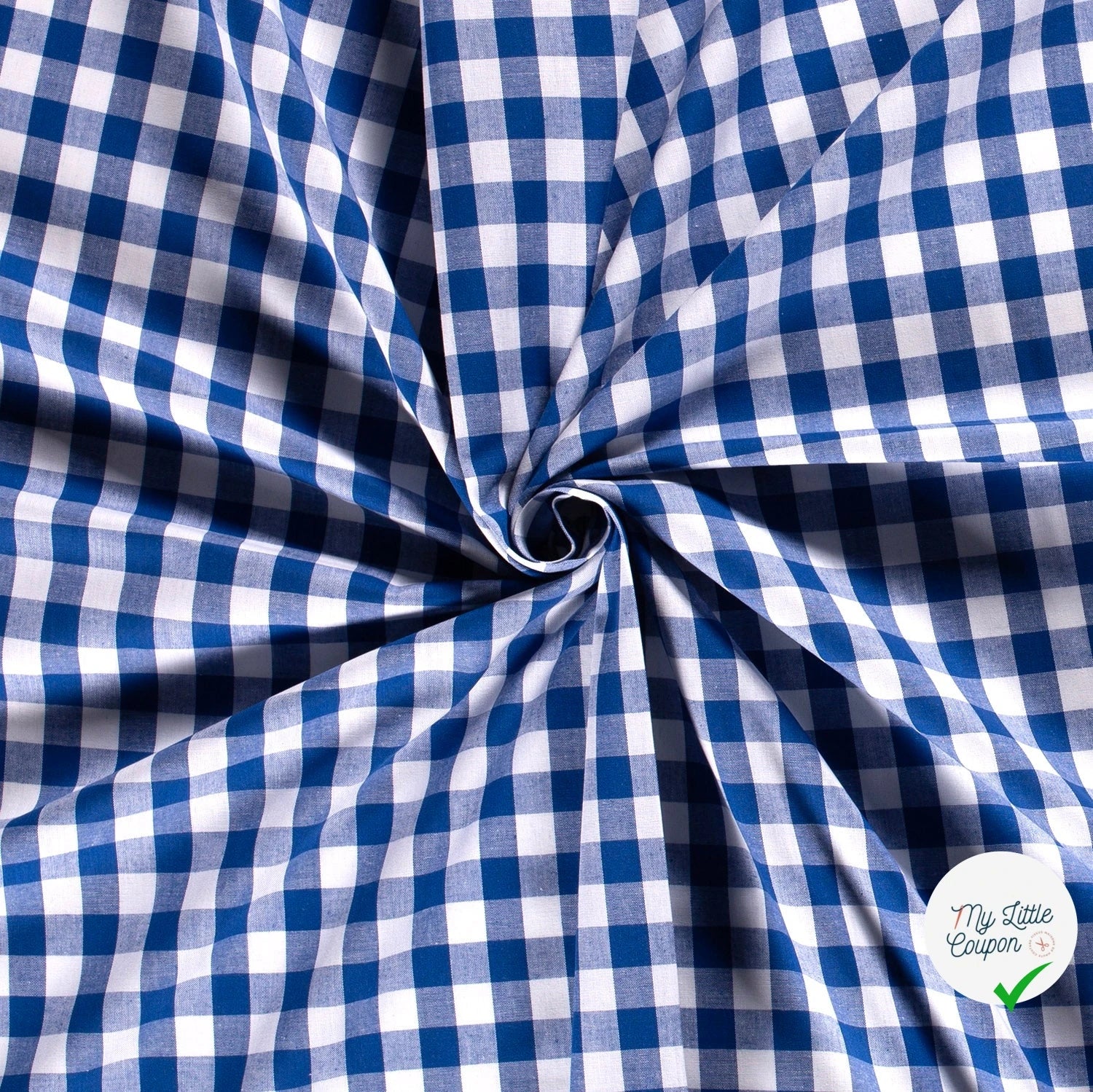 COTON FIL TEINT CARREAUX COBALT - My Little Coupon
