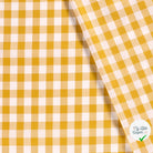 COTON FIL TEINT CARREAUX OCRE - My Little Coupon