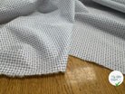 COTON FIN FOND BLANC À CARREAUX NOIR - My Little Coupon