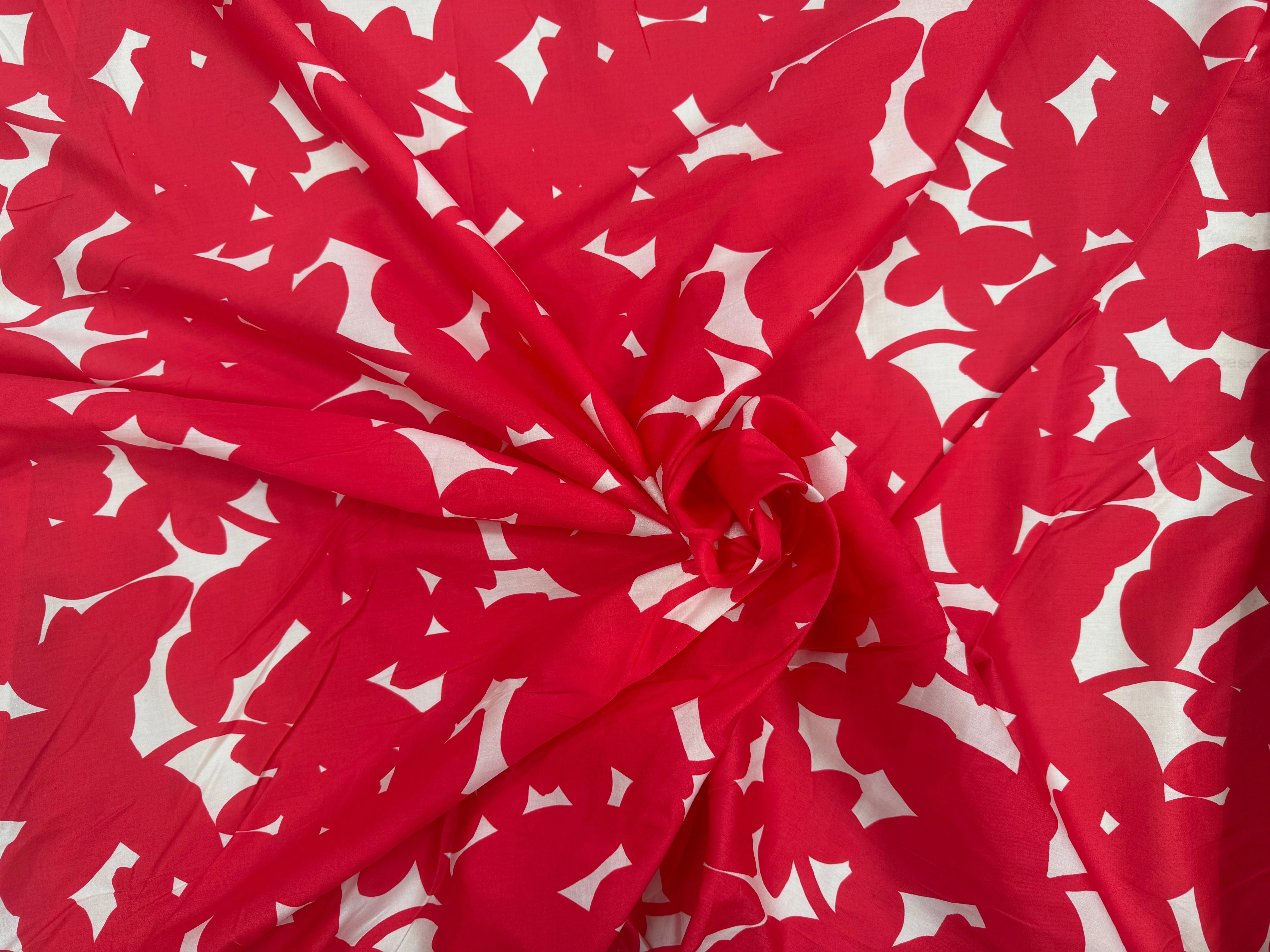 Tissu coton ombres rouge My Little Coupon