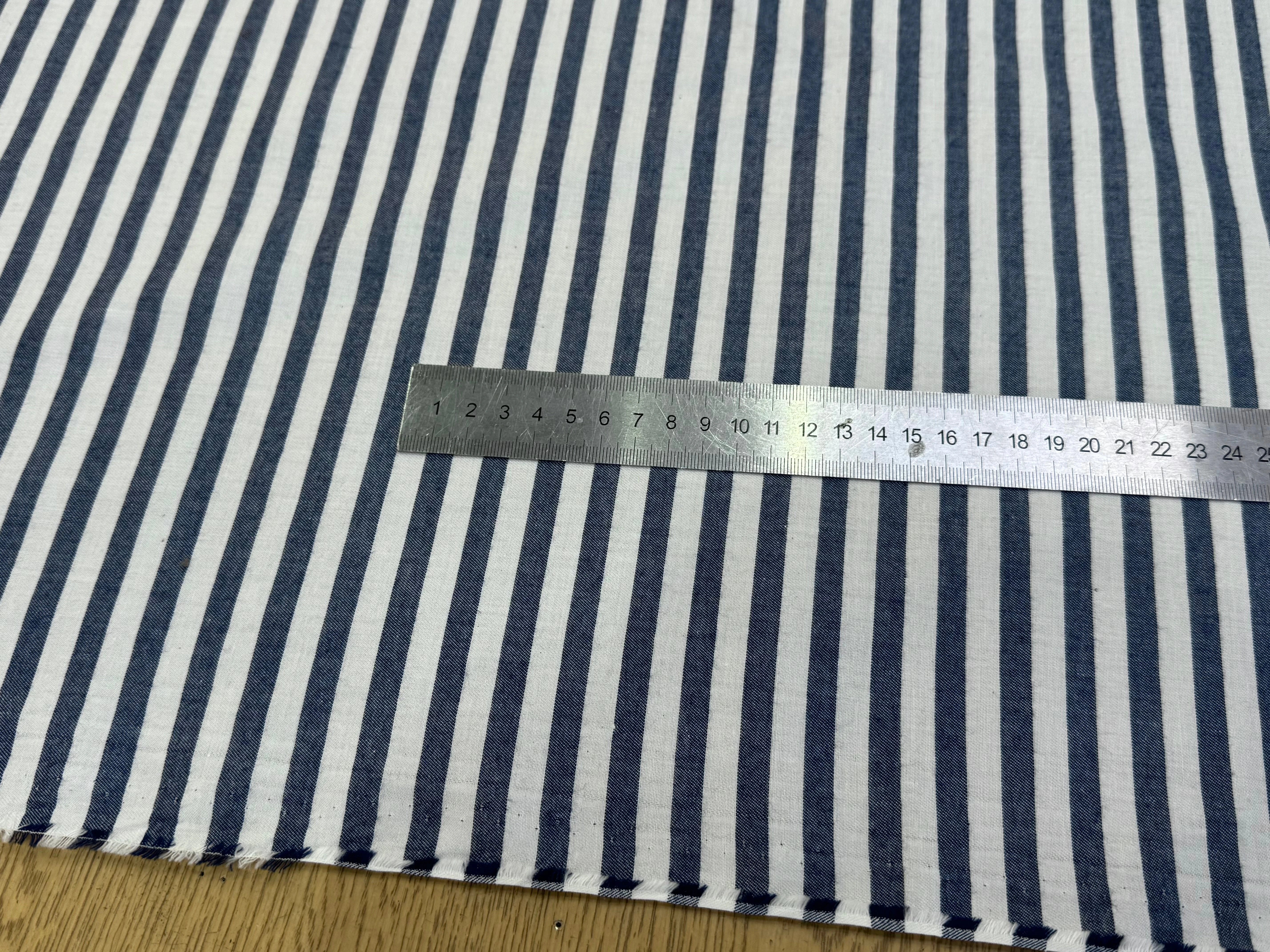COTON GROSSES RAYURES GRIS BLANC 80% CO - My Little Coupon
