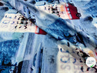 COTON GYN BLEU MOTIF VOITURE - My Little Coupon