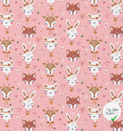 COTON IMPRIMÉ ANIBEL ROSE / MARRON - My Little Coupon