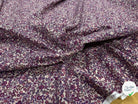COTON IMPRIMÉ BARBARA ECRU / VIOLET - My Little Coupon