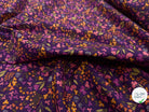 COTON IMPRIMÉ BIBURY VIOLET / JAUNE - My Little Coupon