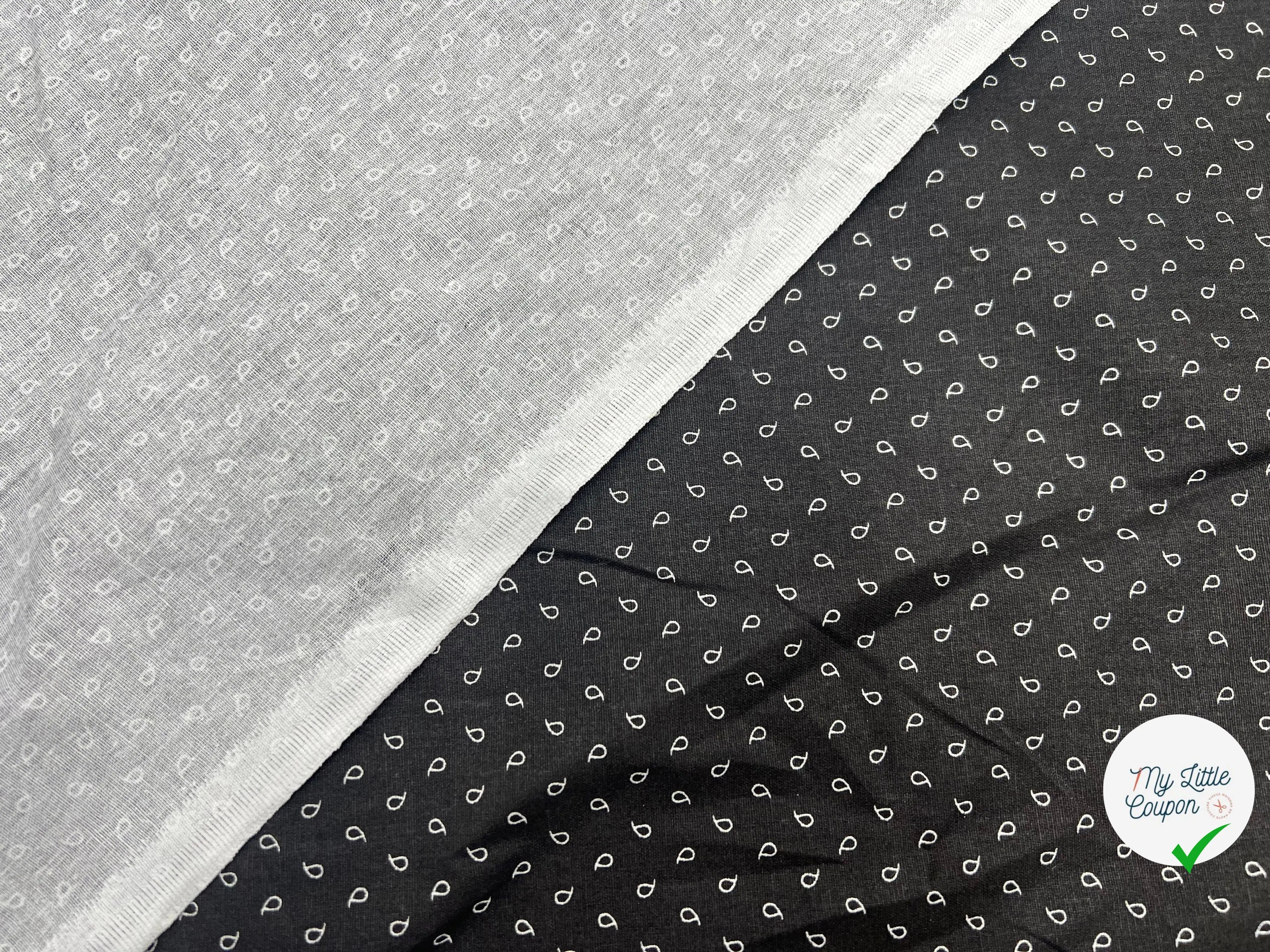 COTON IMPRIMÉ FERMIER GOUTELETTES - My Little Coupon - tissu - coudre