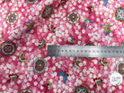 COTON IMPRIMÉ FOIL 18 ROSE 145 CM - My Little Coupon