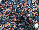 COTON IMPRIMÉ KALERIA NOIR / BLEU - My Little Coupon