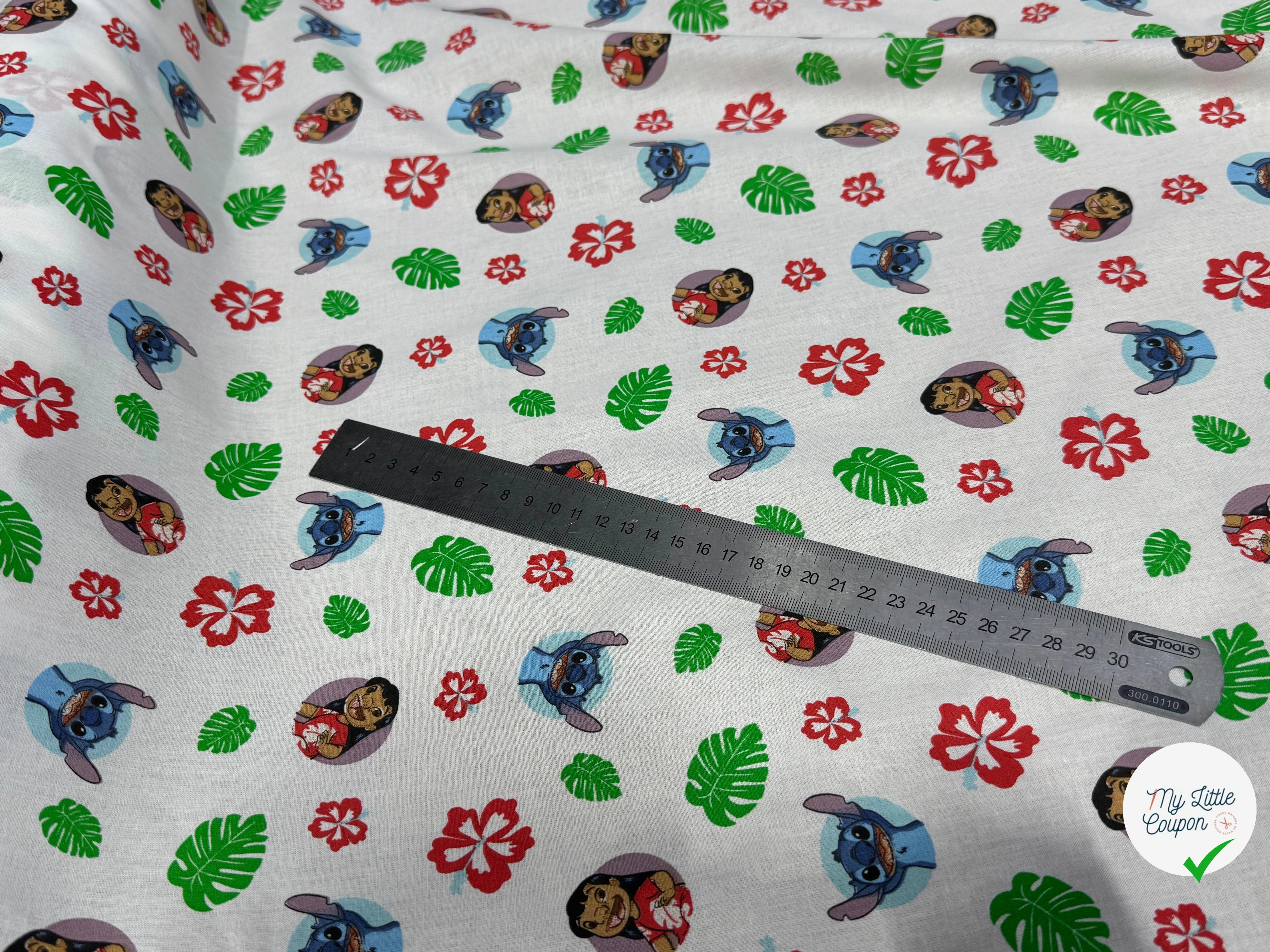COTON IMPRIMÉ LILO & STITCH TOGETHER - My Little Coupon