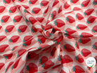 COTON IMPRIMÉ MARIGUETTE ROSE / ROUGE - My Little Coupon