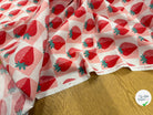 COTON IMPRIMÉ MARIGUETTE ROSE / ROUGE - My Little Coupon