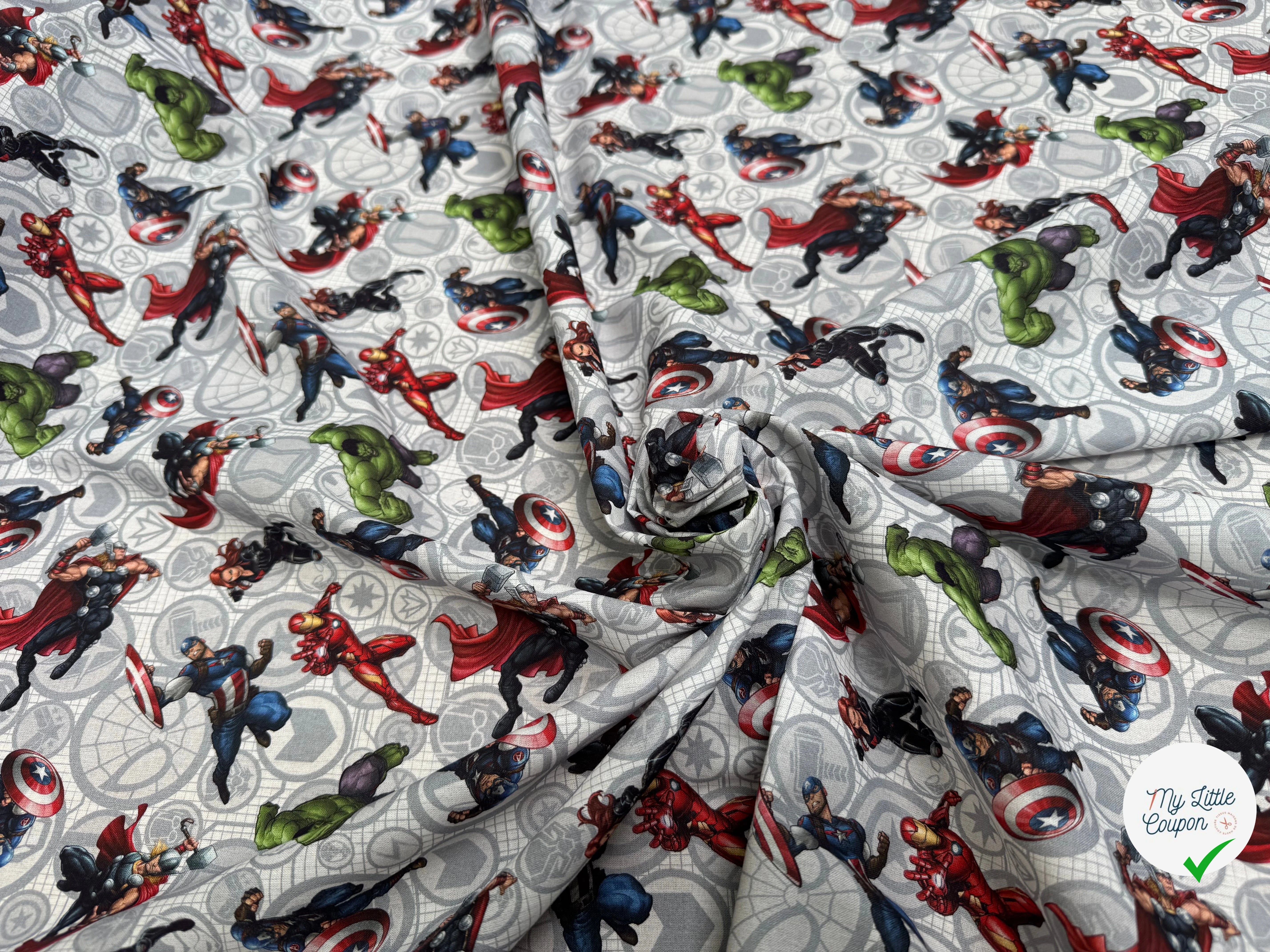 COTON IMPRIMÉ MARVELMANIA A6 - My Little Coupon