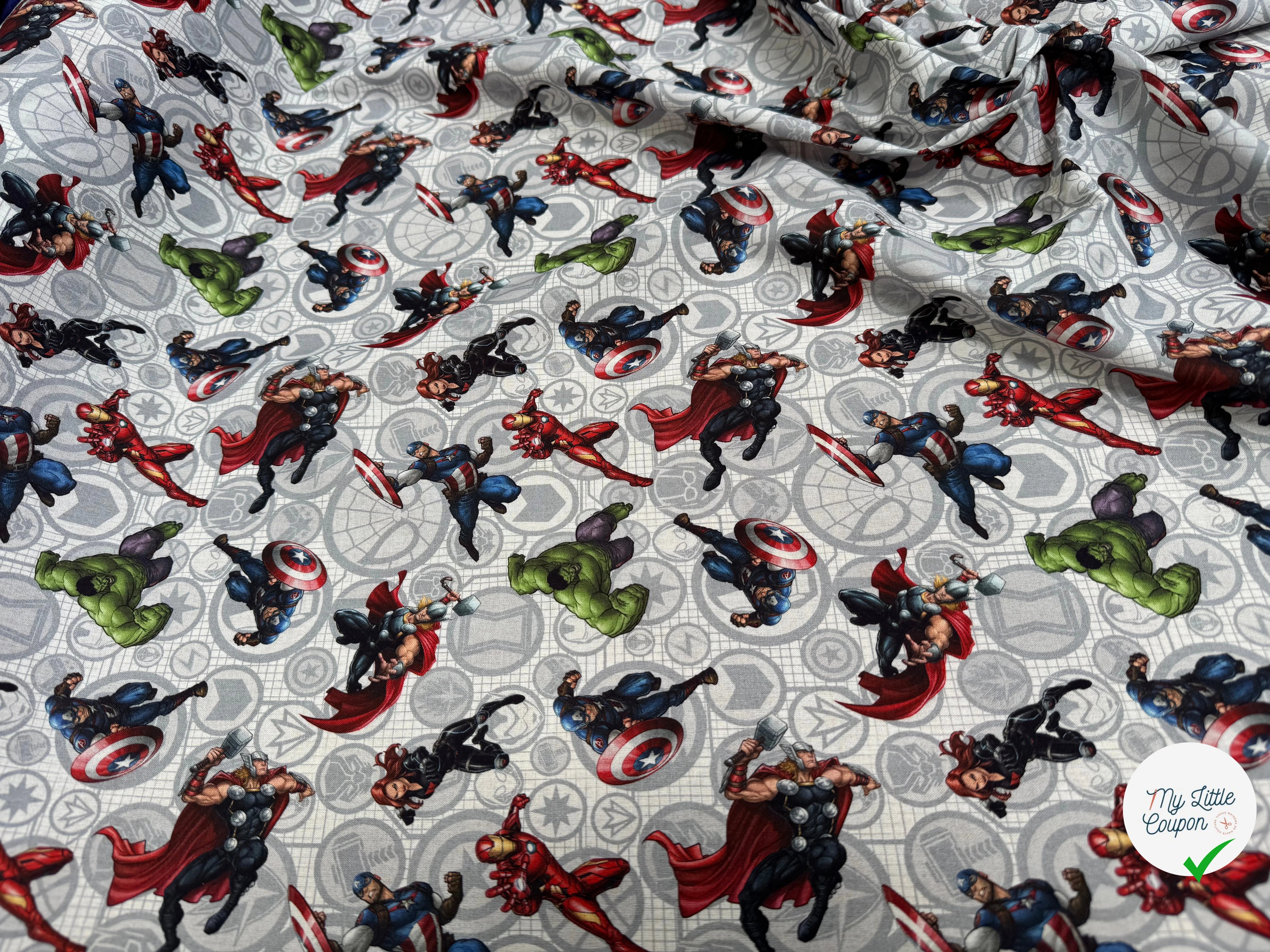 COTON IMPRIMÉ MARVELMANIA A6 - My Little Coupon