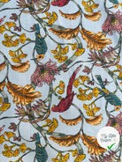 COTON IMPRIMÉ PLÉNITUDE BLEU - My Little Coupon