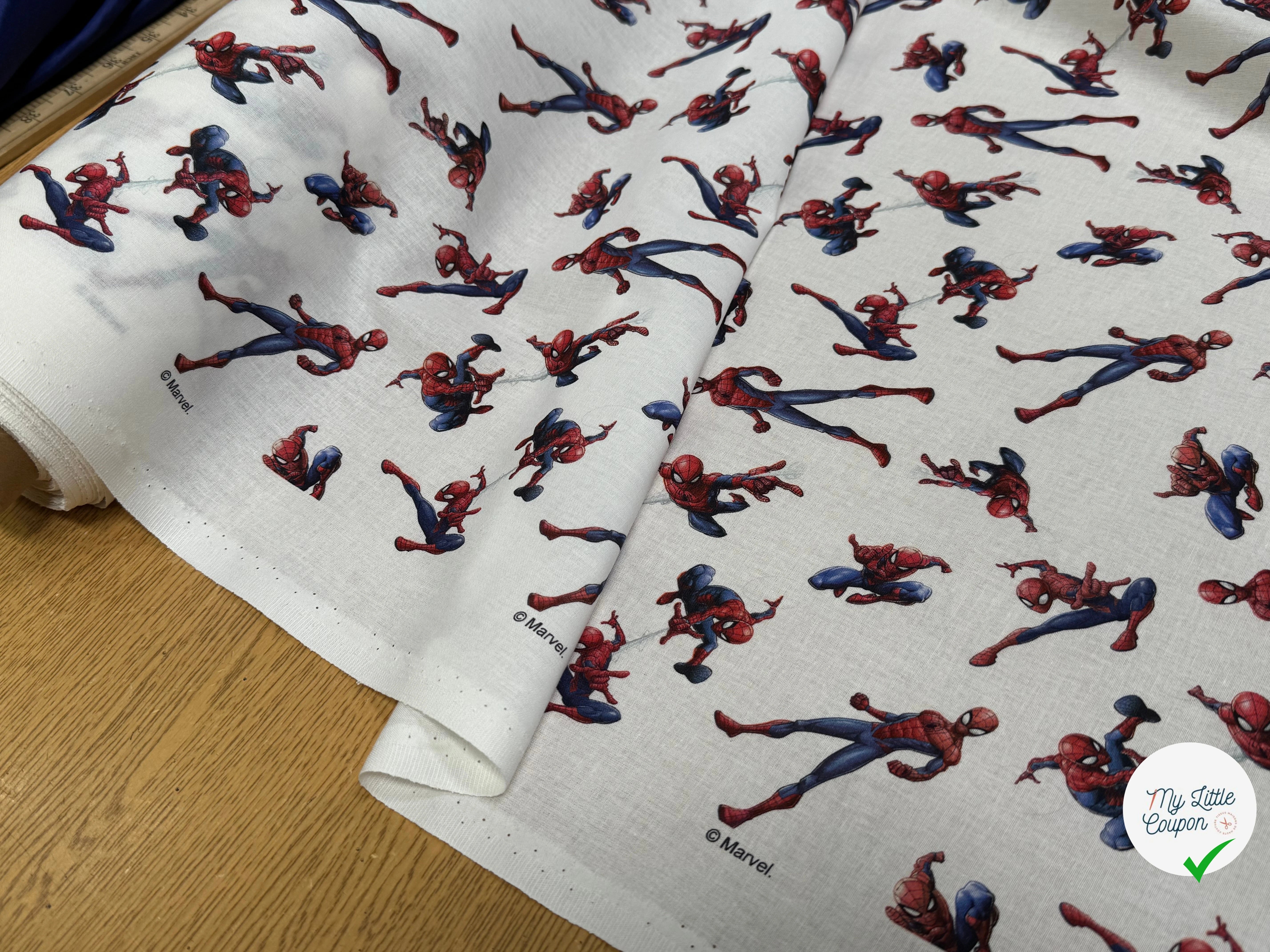 COTON IMPRIMÉ SPIDERMAN A50 - My Little Coupon