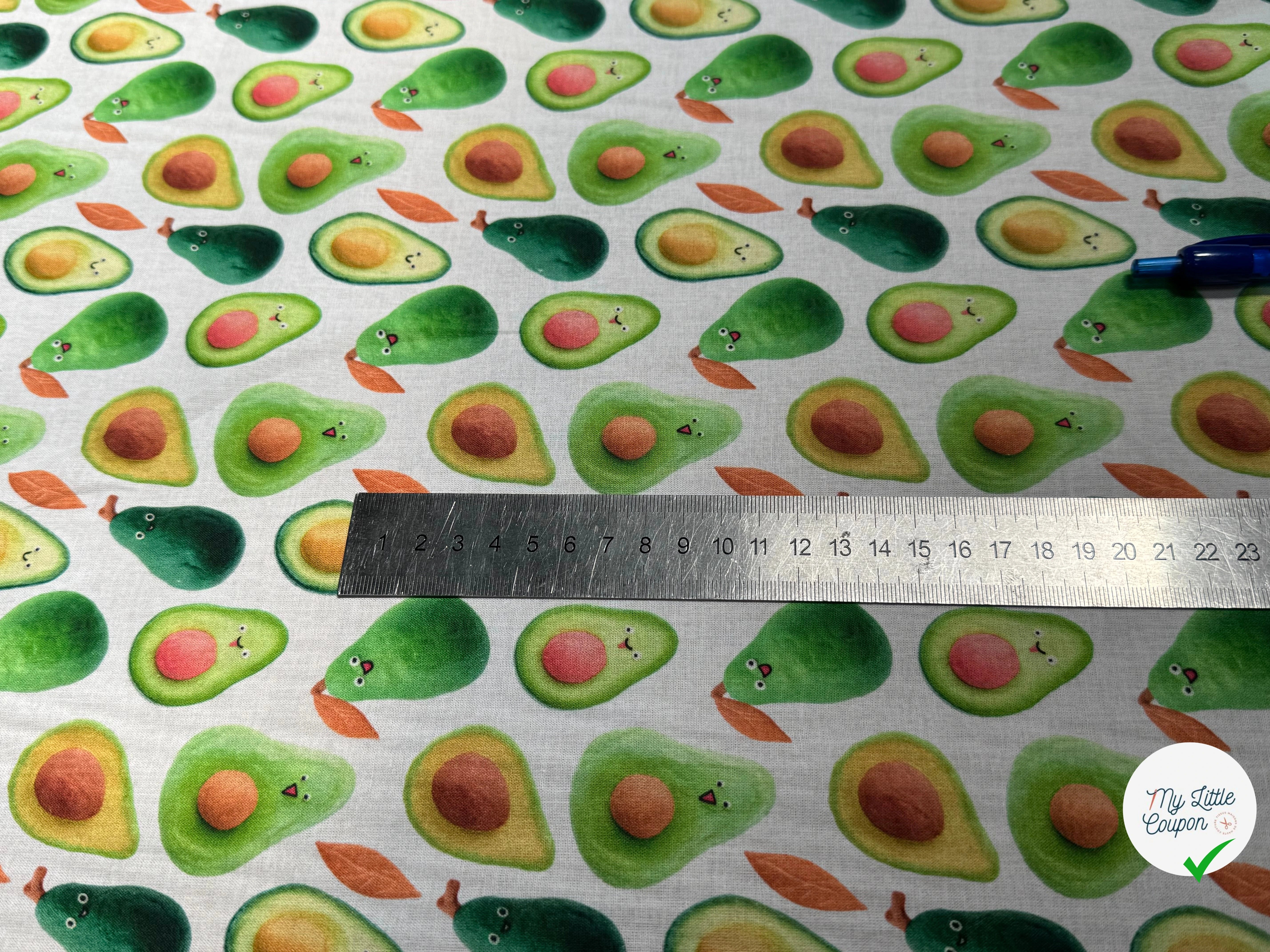 COTON IMPRIMÉ TREND DIVERSITIS AVOCADO - My Little Coupon