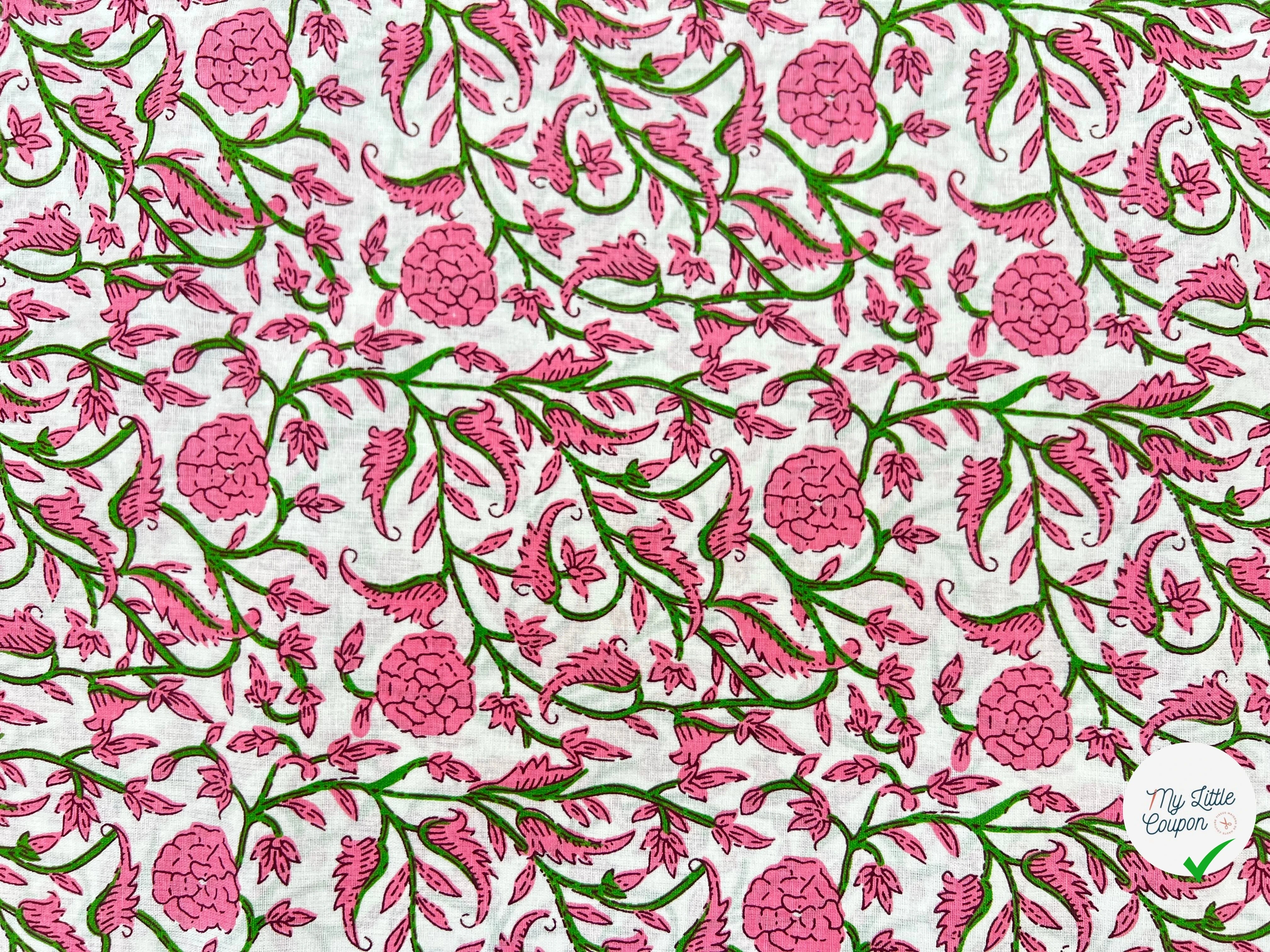 COTON INDIEN TAJ-MAHAL 010 BLANC LAIZE 110 - My Little Coupon