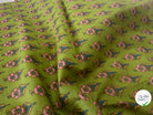 COTON INDIEN TAJ-MAHAL 012 VERT LAIZE 110 - My Little Coupon