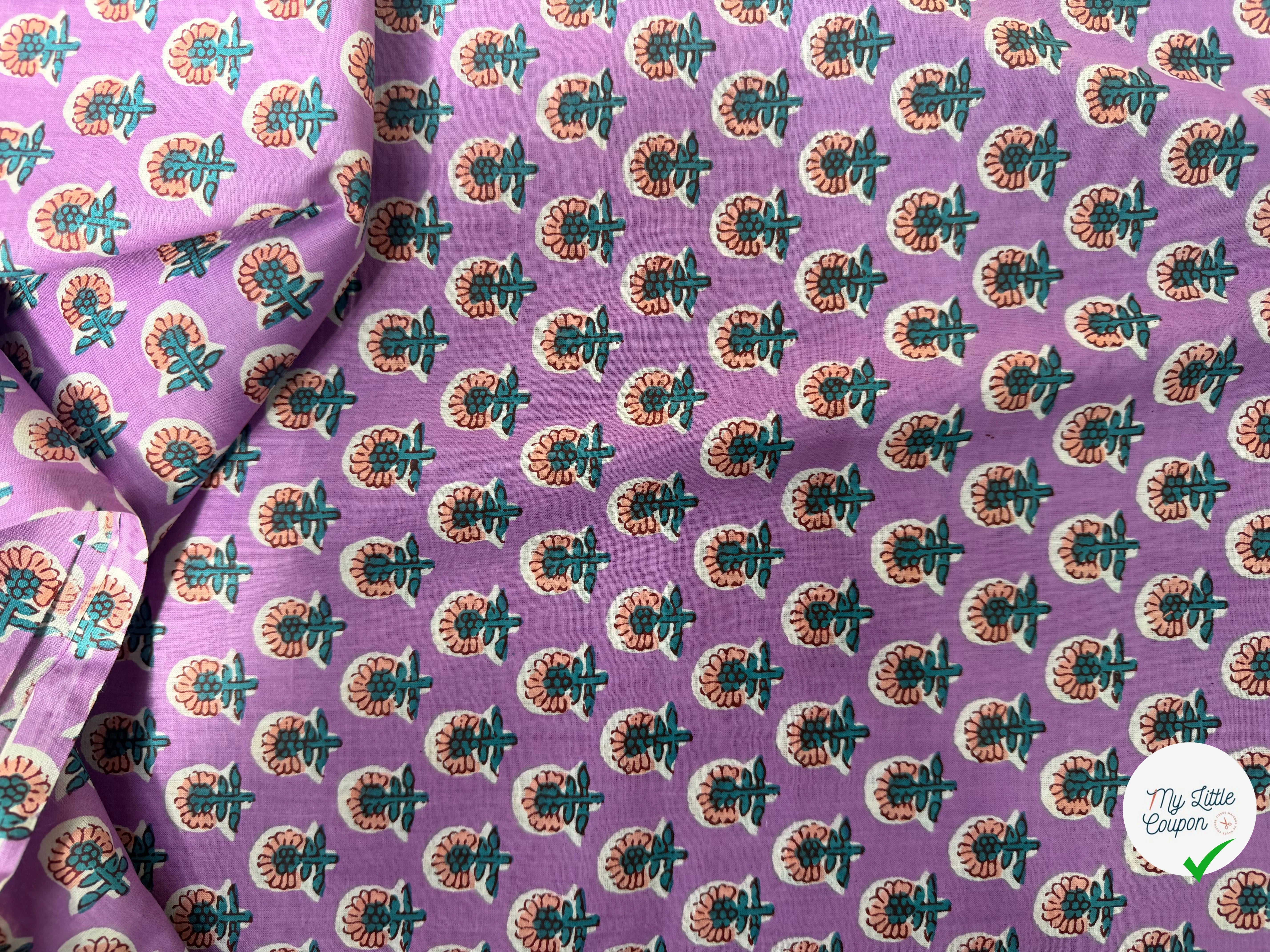 COTON INDIEN TAJ-MAHAL 016 MAGENTA LAIZE 110 - My Little Coupon