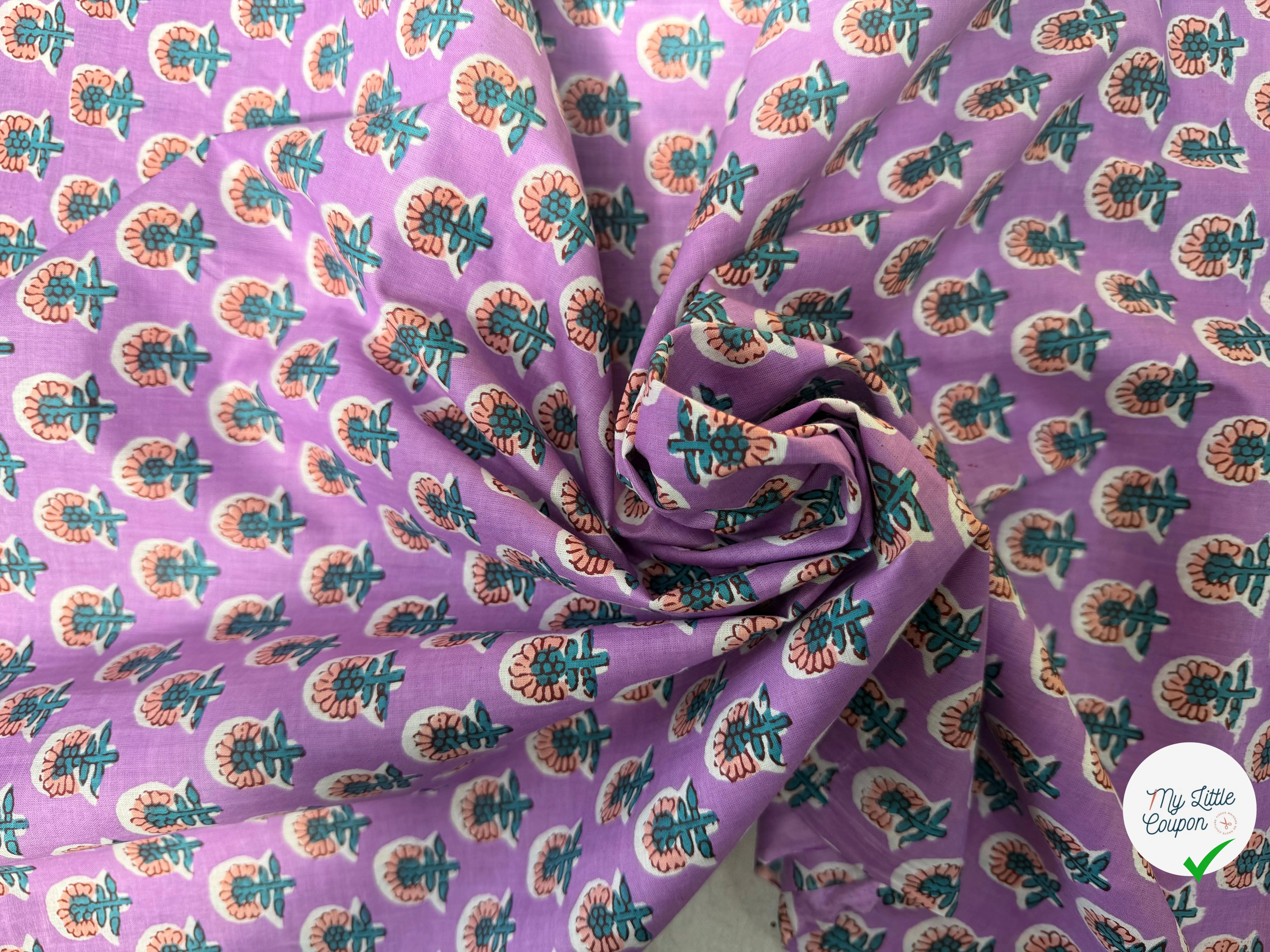 COTON INDIEN TAJ-MAHAL 016 MAGENTA LAIZE 110 - My Little Coupon