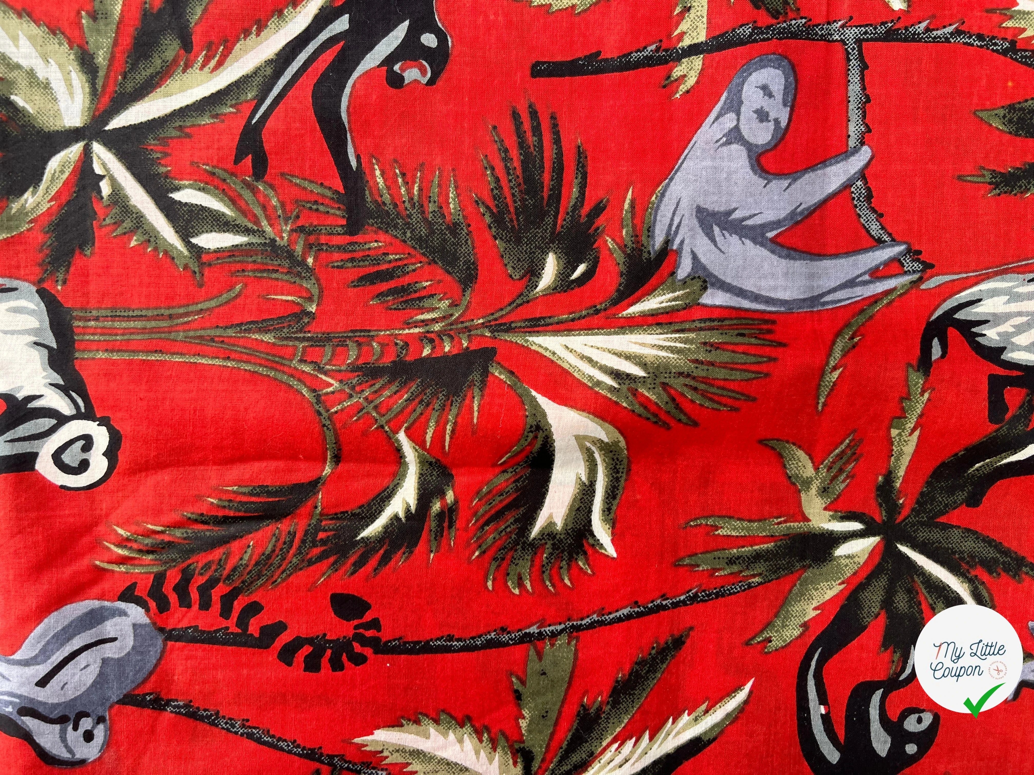 COTON INDIEN TAJ-MAHAL 023 ROUGE LAIZE 110 - My Little Coupon