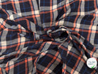 COTON JAPAN CARREAUX MARINE ORANGE - My Little Coupon