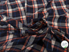 COTON JAPAN CARREAUX MARINE ORANGE - My Little Coupon