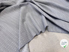 COTON LEGER BIO RAYURES PLUMETIS ATLANTIS BLEU GRIS - My Little Coupon